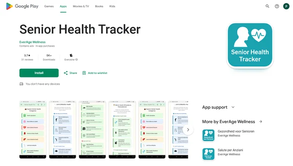 Senior Health Tracker