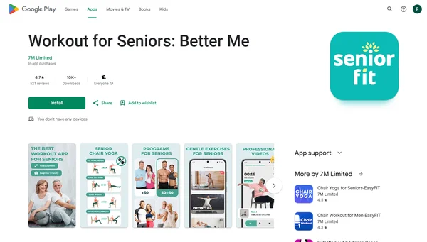 Workout for Seniors: Better Me