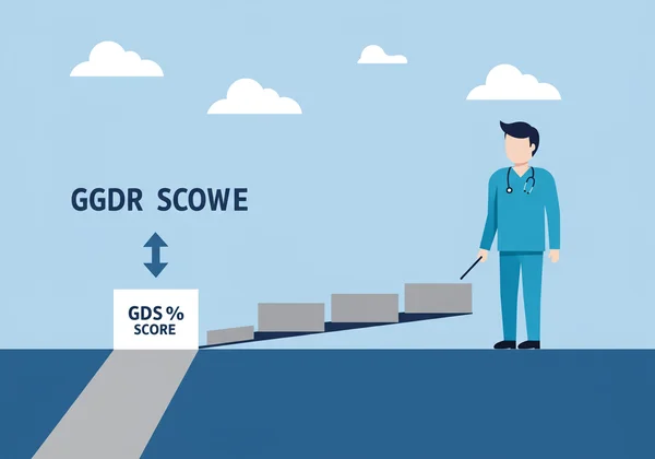 GDS score acting as a bridge to professional help.