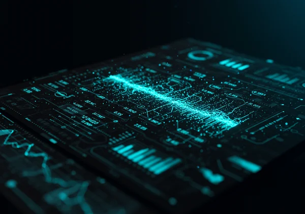 AI analyzing GDS data, creating a personalized report.