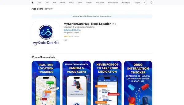 MySeniorCareHub - Jejaki Lokasi